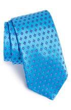 Men's Ted Baker London Geometric Silk Tie, Size - Blue