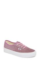 Women's Vans Ua Authentic Lurex Sneaker .5 M - Pink