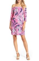 Women's Lilly Pulitzer Laurana Off The Shoulder Sheath Dress, Size - Pink