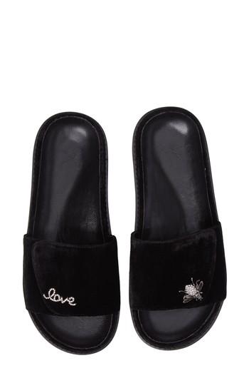 Women's Joie Jacinda Slide Sandal Us / 35eu - Black