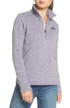 Women's Patagonia 'better Sweater' Zip Pullover, Size - Purple