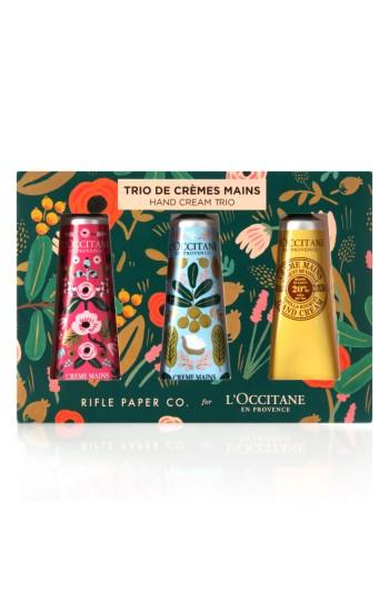 L'occitane Rifle Paper Co. Shea Butter Hand Cream Trio