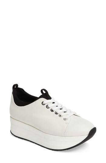 Women's Jslides Leena Platform Sneaker M - White