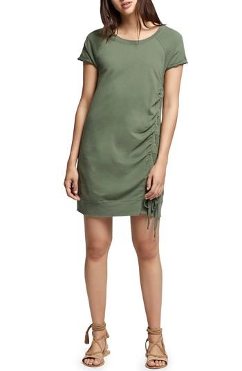 Women's Sanctuary Bryce Lace-up Cotton Dress, Size - Green