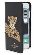 Kate Spade New York Cheetah Applique Iphone 7/8 Folio Case -