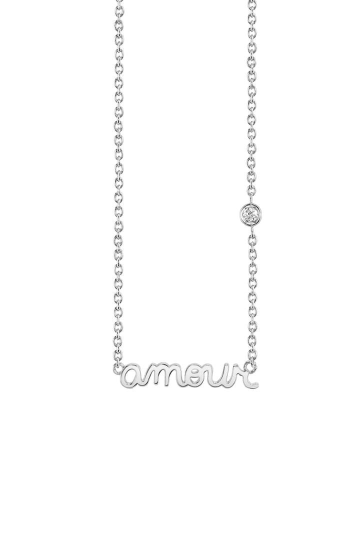 Women's Syd By Sydney Evan Amour Pendant Necklace