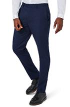 Men's Topman Muscle Fit Suit Trousers X 32 - Blue