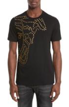 Men's Versace Collection X-stud Medusa T-shirt, Size - Black