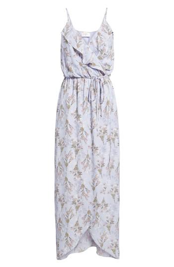 Women's Everly Ruffle Wrap Maxi Dress - Purple