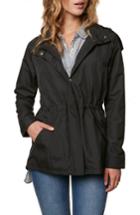 Women's O'neill Gale Waterproof Hooded Jacket - Black