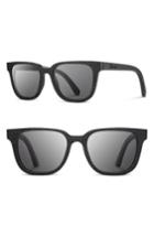 Women's Shwood 'prescott' 52mm Wood Sunglasses - Black/ Grey