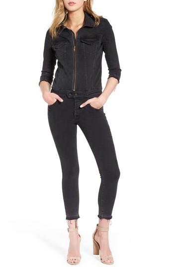 Women's Dl1961 Winnie Denim Jumpsuit - Grey