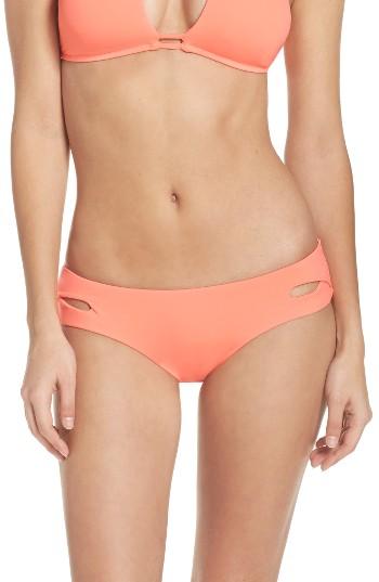 Women's Becca Color Code Hipster Bikini Bottoms - Orange