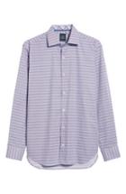 Men's Tailorbyrd Luling Print Sport Shirt, Size - Blue