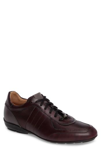 Men's Mezlan Redon Embossed Sneaker M - Red