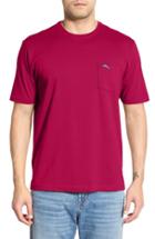 Men's Tommy Bahama 'new Bali Sky' Original Fit Crewneck Pocket T-shirt, Size - Red