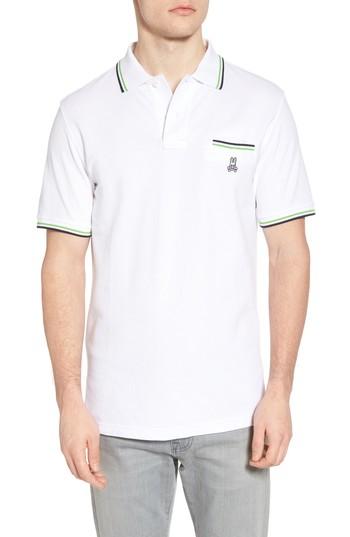 Men's Psycho Bunny Pocket Polo (xl) - White