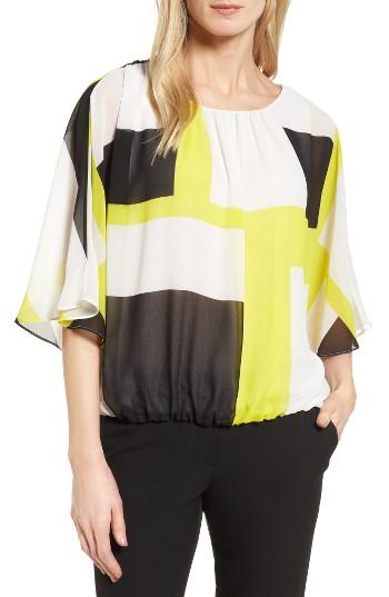 Women's Vince Camuto Chiffon Blouse - Yellow