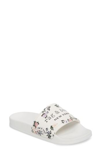 Women's Rag & Bone Pool Slide Sandal Us / 35eu - White