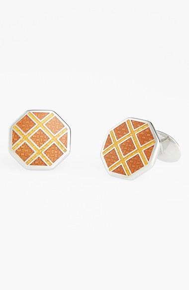 Men's David Donahue Octagon Cuff Links
