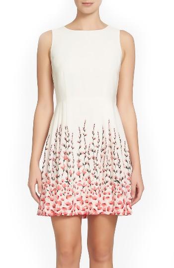 Women's Cece Claiborne Fit & Flare Dress - Ivory