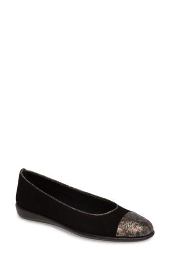 Women's The Flexx Rise A Smile 2 Flat .5 M - Black