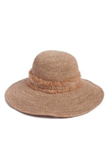 Women's Helen Kaminski Palm Desert Wide Brim Raffia Straw Hat -