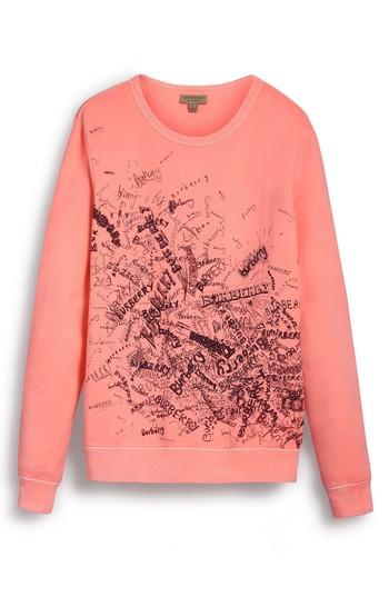 Women's Burberry Doodle Print Cotton Sweatshirt