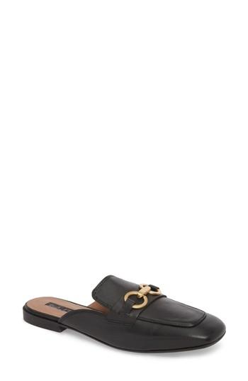 Women's Topshop Kale Trim Loafer Mule .5us / 40eu - Black