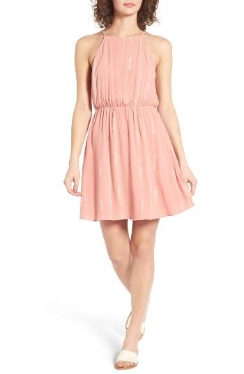 Women's Lush Embroidered Apron Dress
