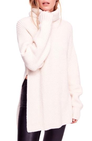 Women's Free People Eleven Turtleneck Sweater - Ivory