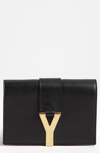 Saint Laurent 'y Chain - Mini' Leather Handbag Noir