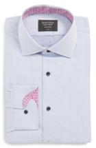 Men's Nordstrom Men's Shop Trim Fit Non-iron Dress Shirt .5 - Blue