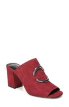 Women's Via Spiga Eleni Slide Sandal .5 M - Red