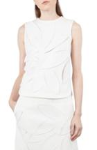 Women's Akris Punto Tropical 3d Mesh Tank - White