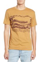 Men's Rvca Warped Palm Graphic T-shirt, Size - Yellow