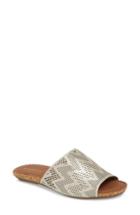 Women's Chocolat Blu Bruno Slide Sandal .5-8us / 38eu - Metallic