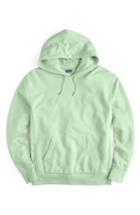 Men's J.crew Garment Dyed French Terry Hoodie, Size - Green