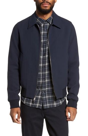 Men's Vince Bomber Jacket - Blue