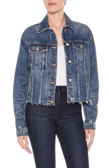 Women's Joe's Cutoff Denim Jacket - Blue