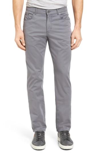 Men's Brax Prestige Stretch Cotton Pants X 32 - Grey