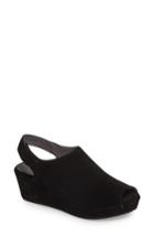 Women's Chocolat Blu Yana Wedge Sandal .5 M - Black