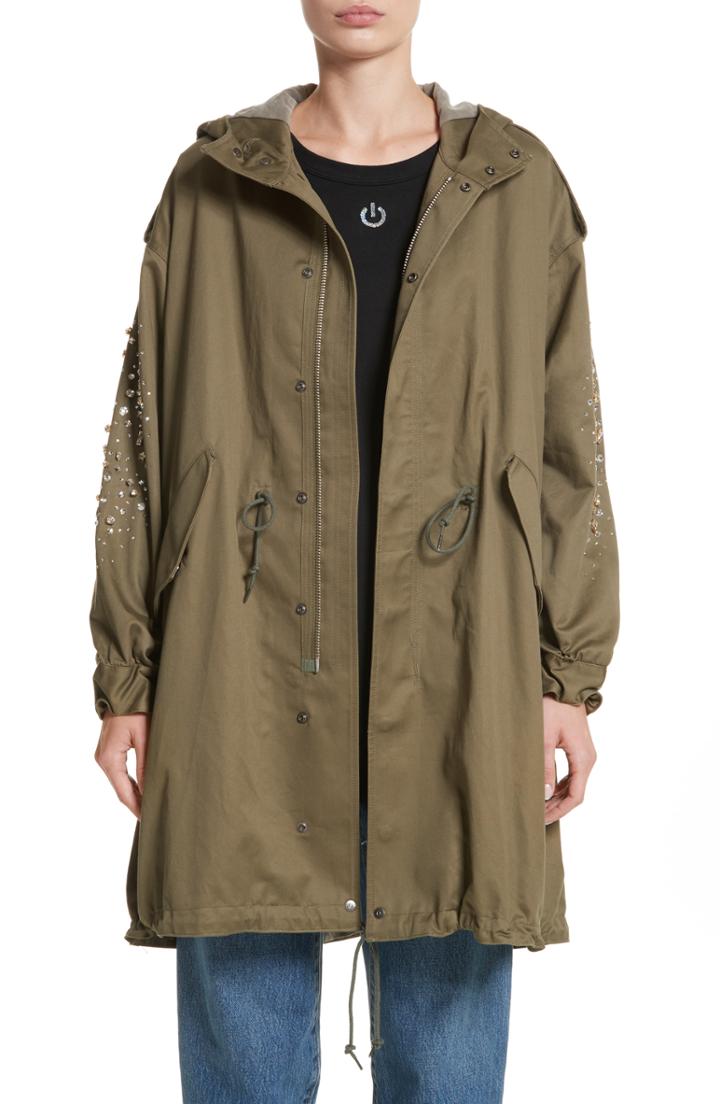 Women's Tu Es Mon Tresor Stardust Elbow Parka