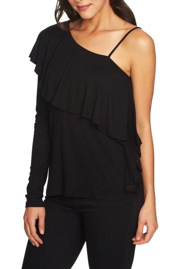 Women's 1.state Ruffle One-shoulder Top, Size - Blue