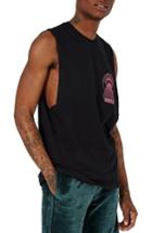 Men's Topman Oversize Sun Graphic T-shirt, Size - Black