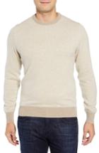 Men's Luciano Barbera Crewneck Cashmere Sweater Us / 52 Eu - Beige