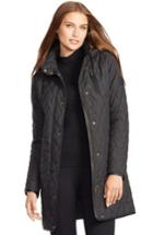 Women's Lauren Ralph Lauren Hooded Quilted Coat - Black