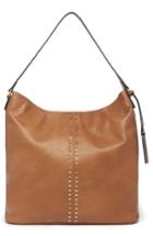 Sole Society Bayle Faux Leather Shoulder Bag - Brown