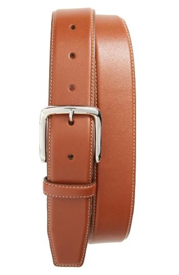 Men's Cole Haan Leather Belt - Cognac