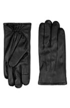 Men's Topman Leather Gloves - Black